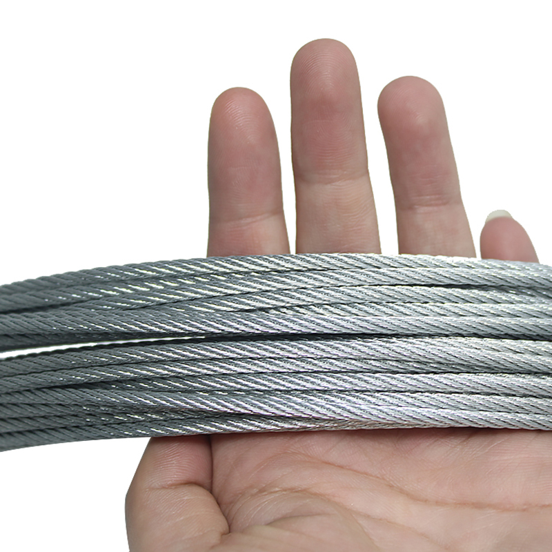 Câble en acier galvanisé flexible 6x7+FC 1.5-10mm