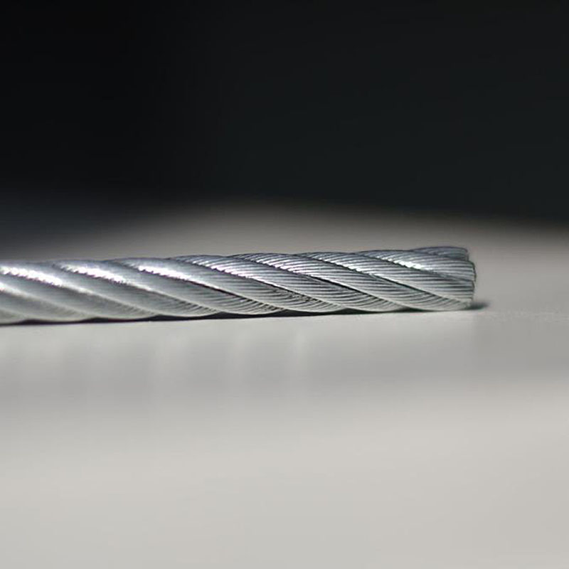 Câble en acier galvanisé 6x36WS 8-20mm utilisé pour les grues à tour