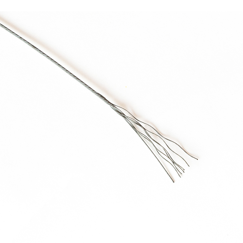 Câble en acier galvanisé 1x7 0.6-3.0mm pour suspension et traction de fil
