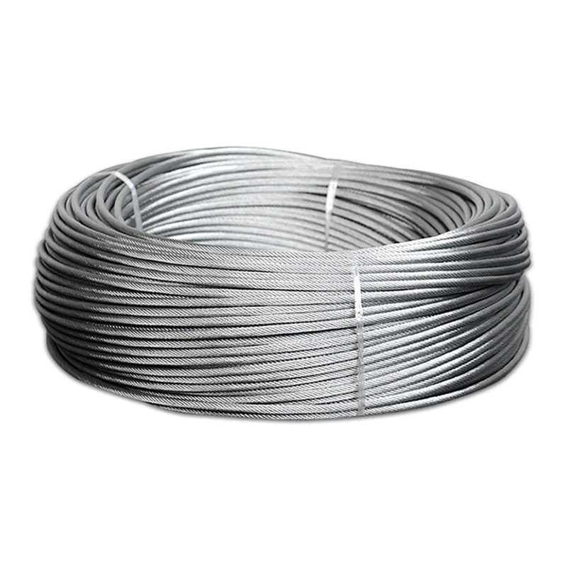 Câble en acier galvanisé 1x19 1.5mm 1.8mm 2mm câble de frein à âme en acier à fil intérieur