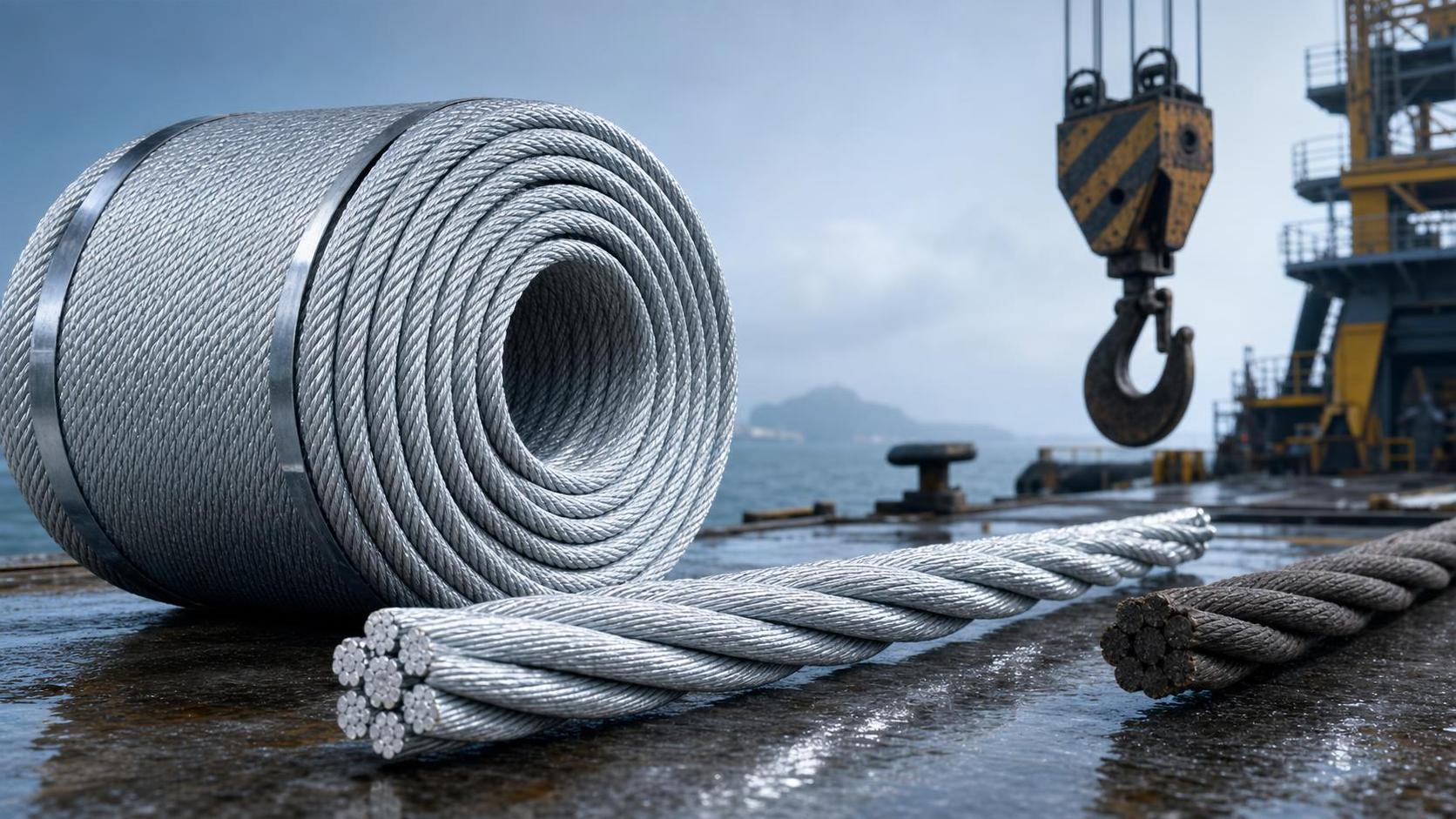 Will galvanized steel rope rust?