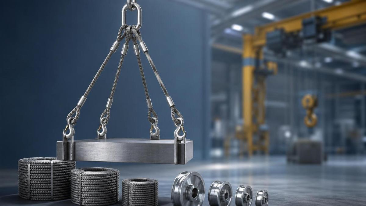 Sélection de la taille du câble métallique : comment le diamètre et la structure influencent la charge maximale d’utilisation