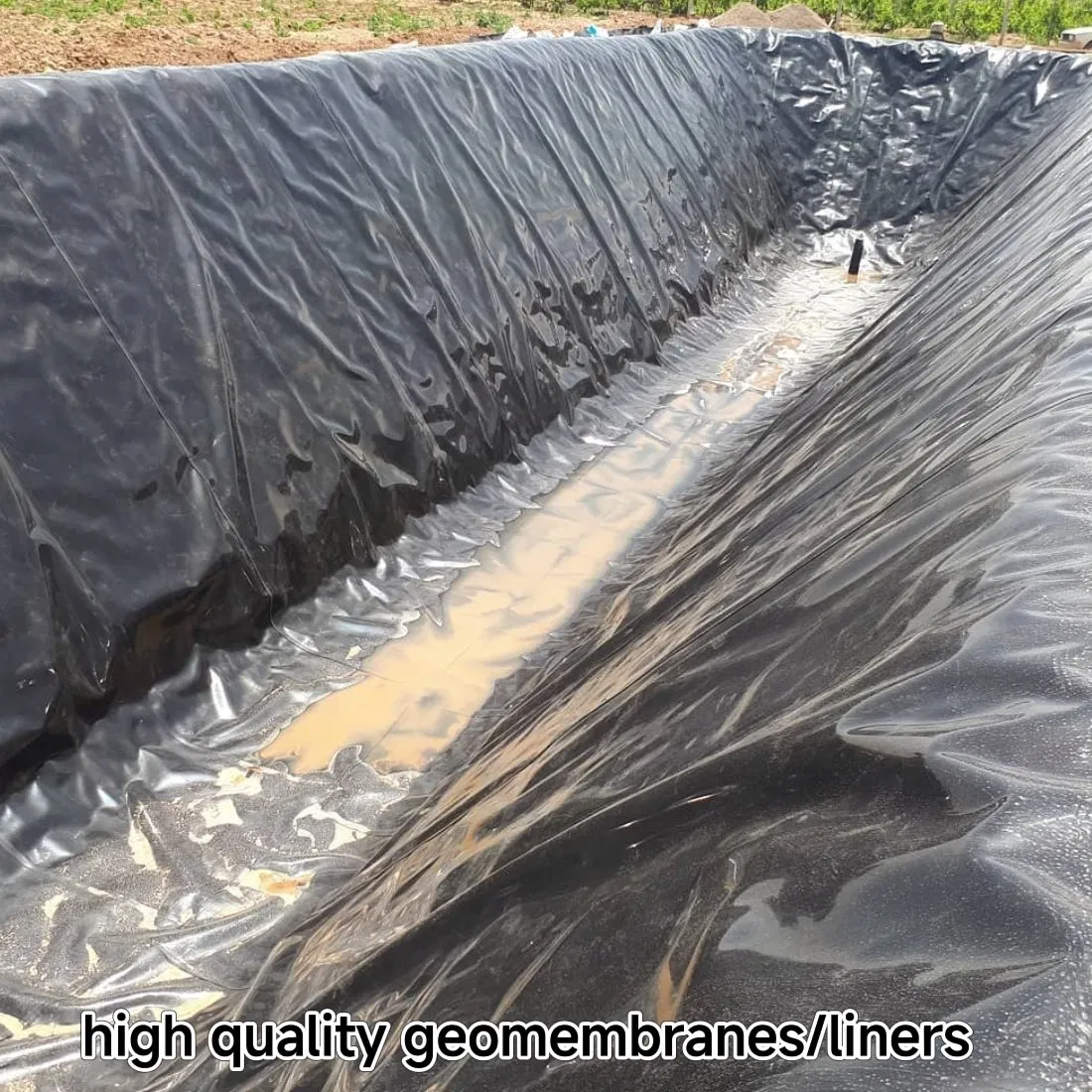 Géomembrane imperméable en feuille pour bassin en PEHD PEBD PEBDL
