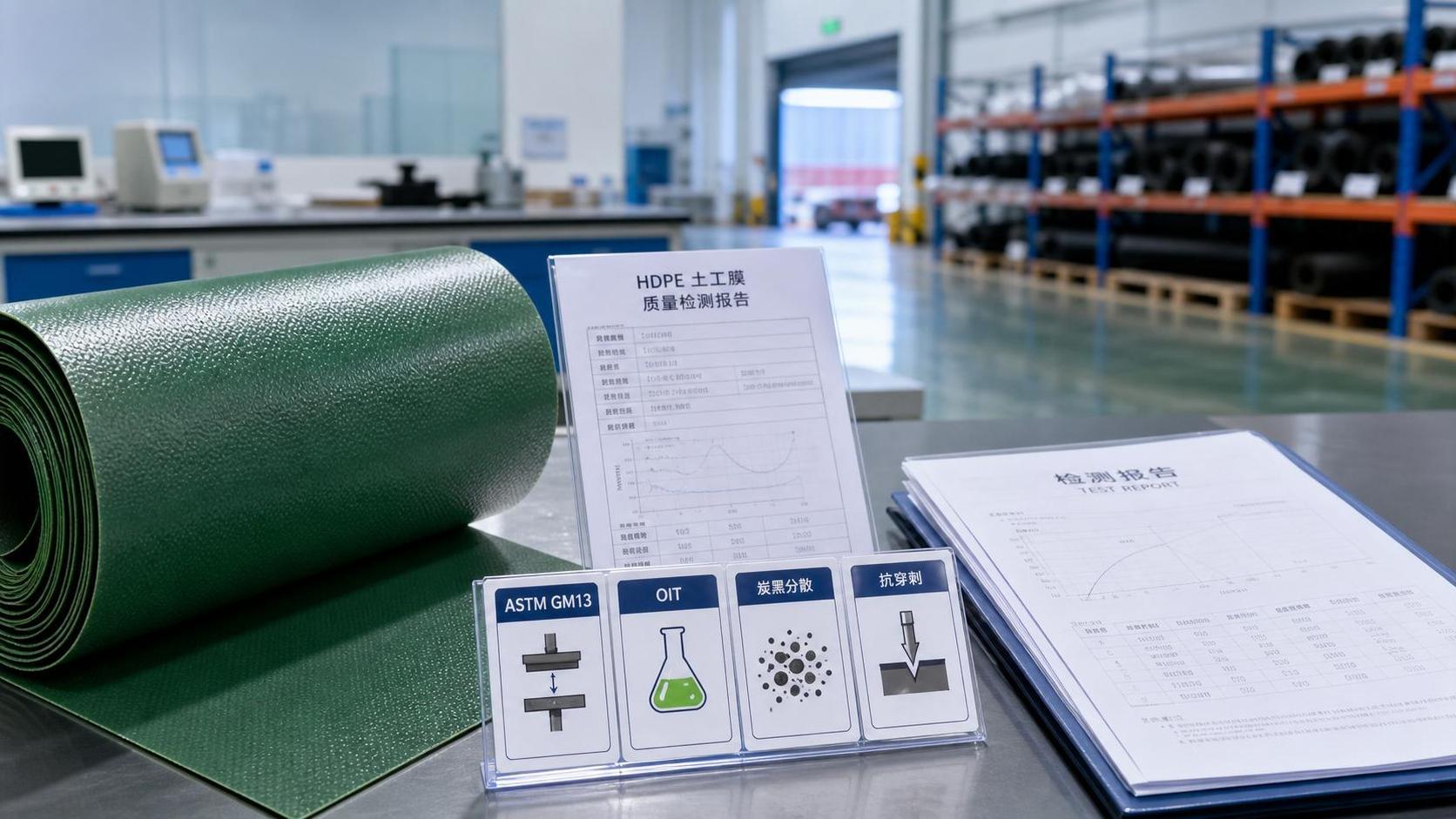 Normes des géomembranes HDPE : quelles données d’essai devez-vous demander ?