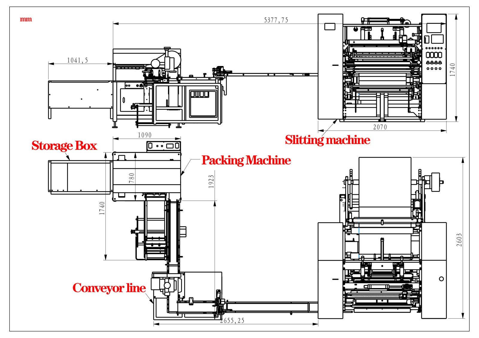 class= Automatic Thermal Paper Slitting Machine Line