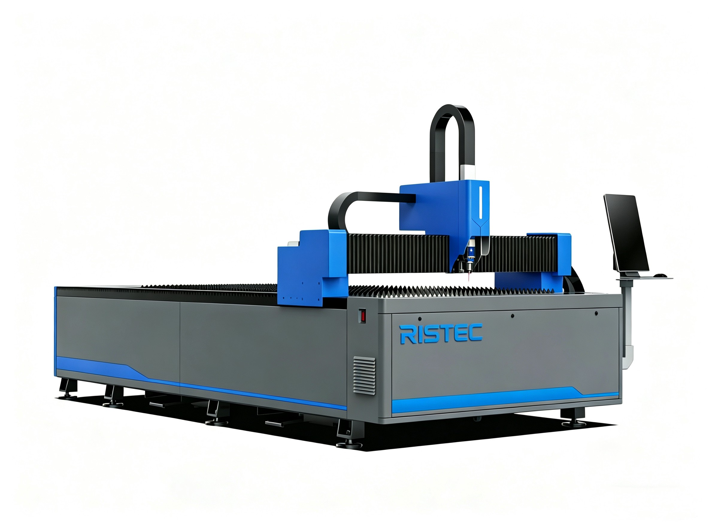 Machine de découpe laser à fibre pour tôles métalliques