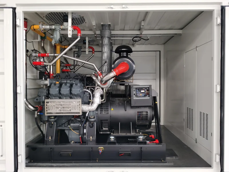 1MW V6 Deutz Cummins Yuchai Weichai Perkins Caterpillar Natural gas generator parallel