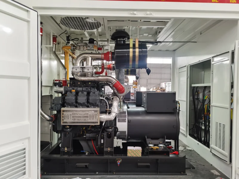 1MW V6 Deutz Cummins Yuchai Weichai Perkins Caterpillar Natural gas generator parallel