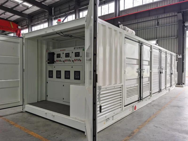 1MW V6 Deutz Cummins Yuchai Weichai Perkins Caterpillar Natural gas generator parallel