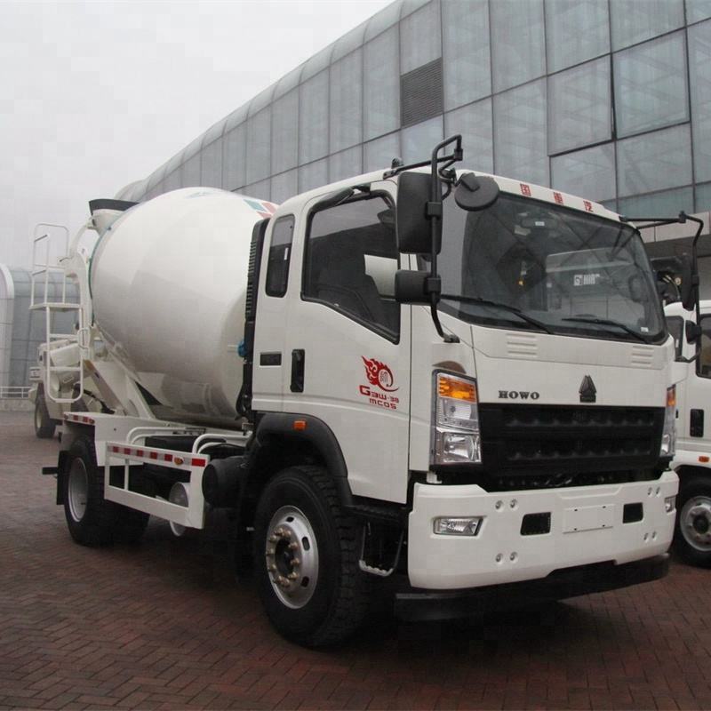 HOWO 4X2 4 Cbm Concrete Mixer Truck 180HP Euro 4