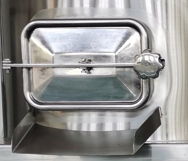 Grain out door + grain chute