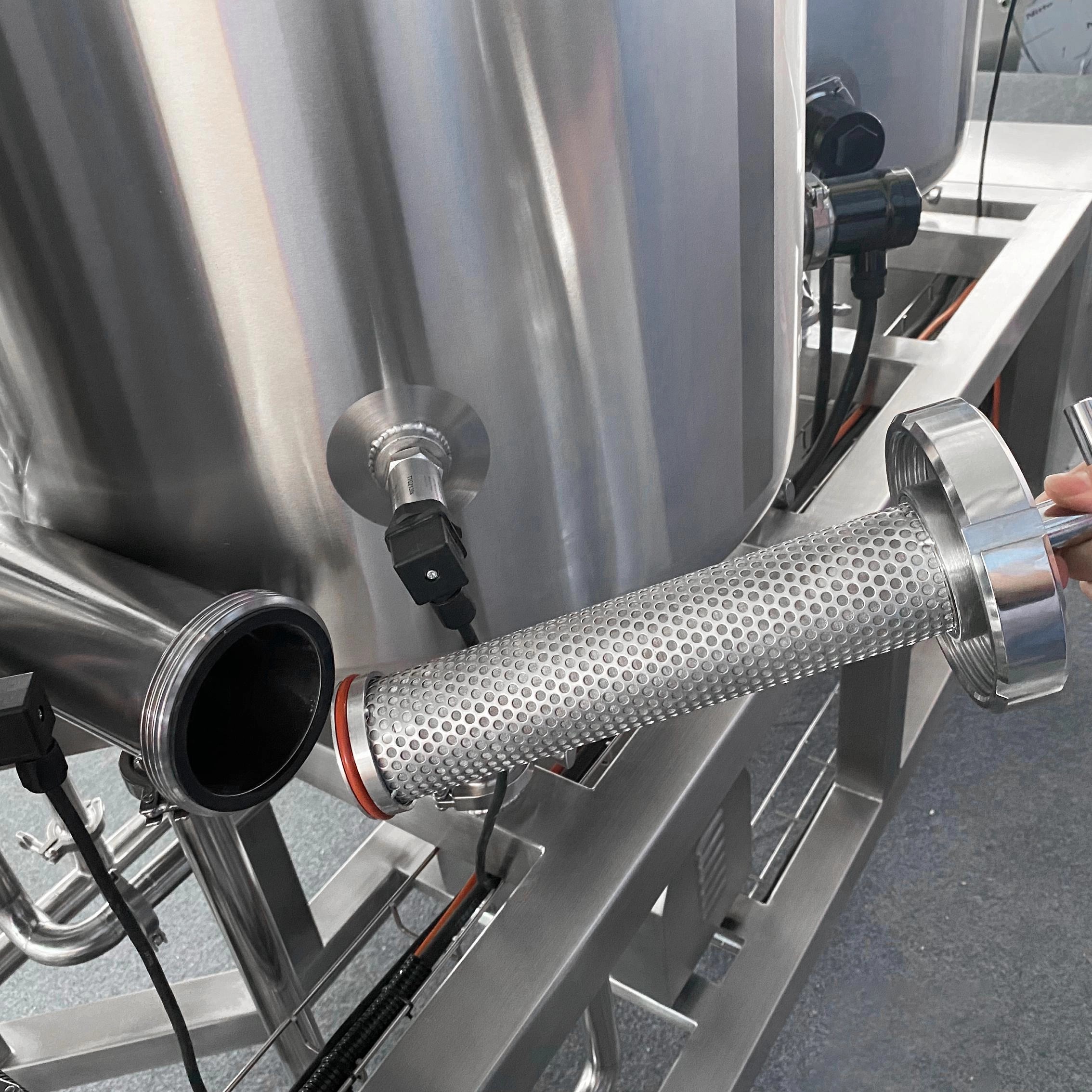 100L 3 vessel Brewhouse with PLC Controller