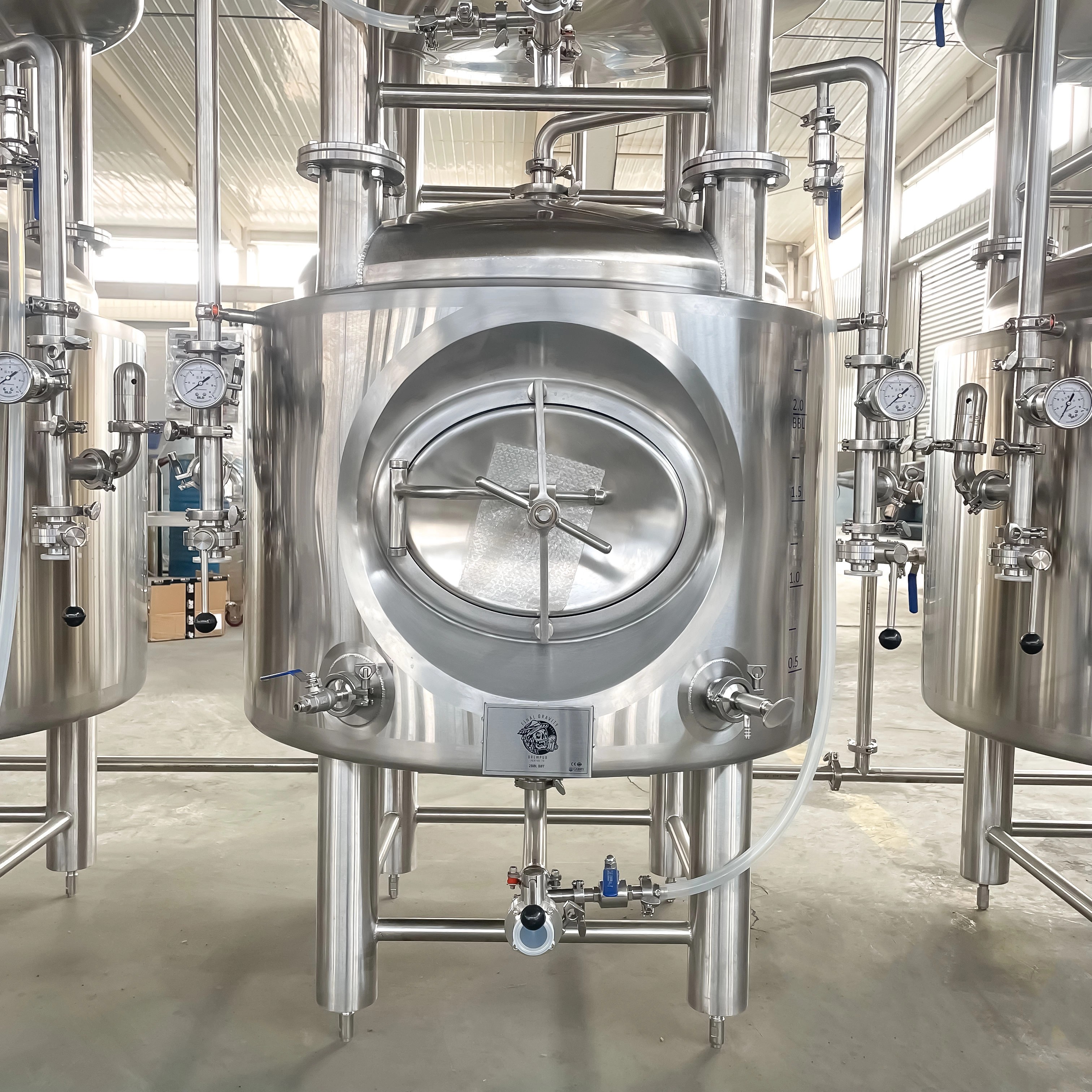 300L Dual Lagering Tank Stacked BBT