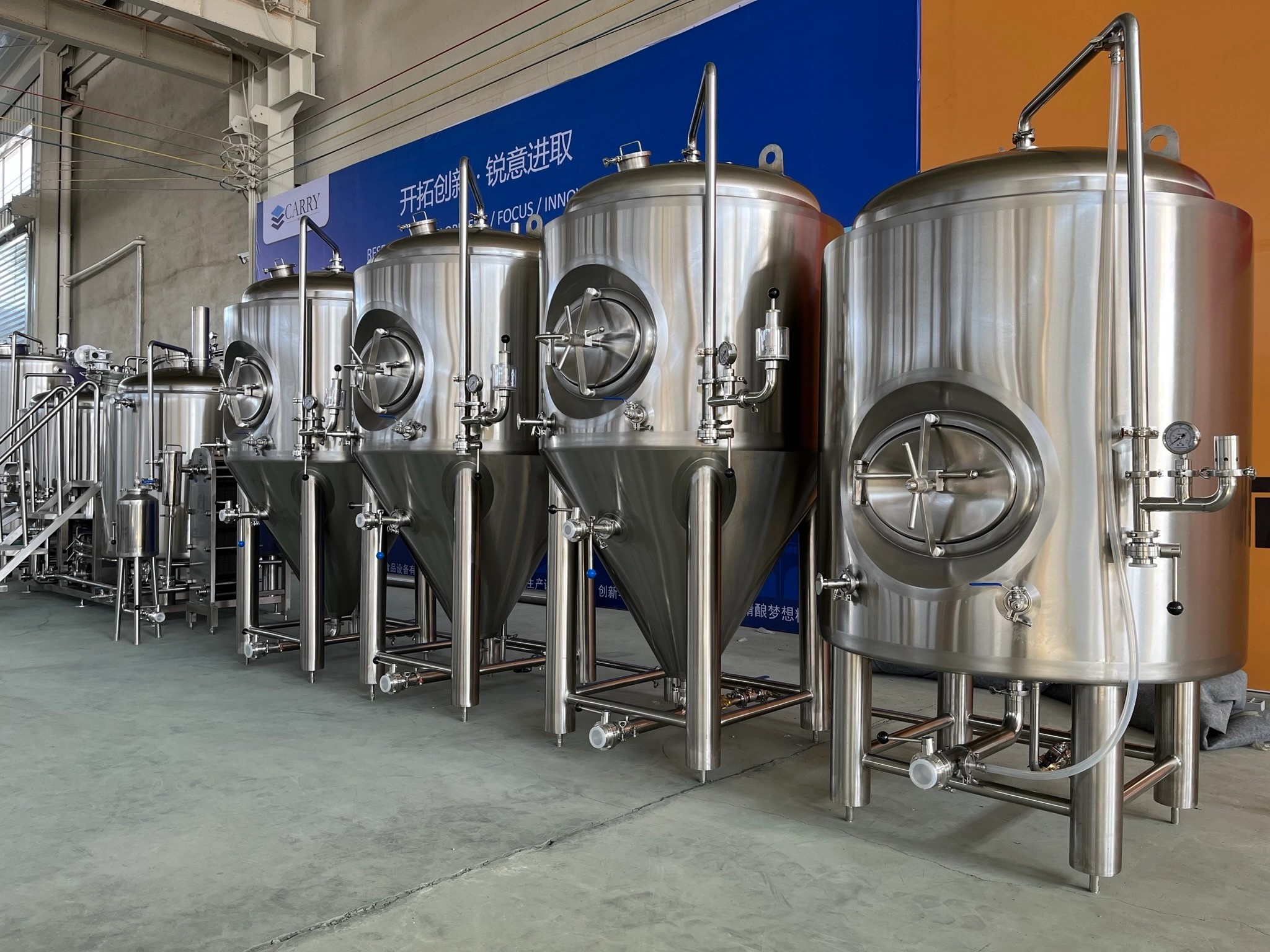 500L 800L 1000L 1500L Stainless Steel Bright Beer Tank