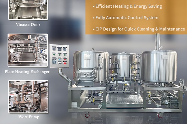 CRRRY BREWTECH · 200L-400L 3-vessel brewhouse system
