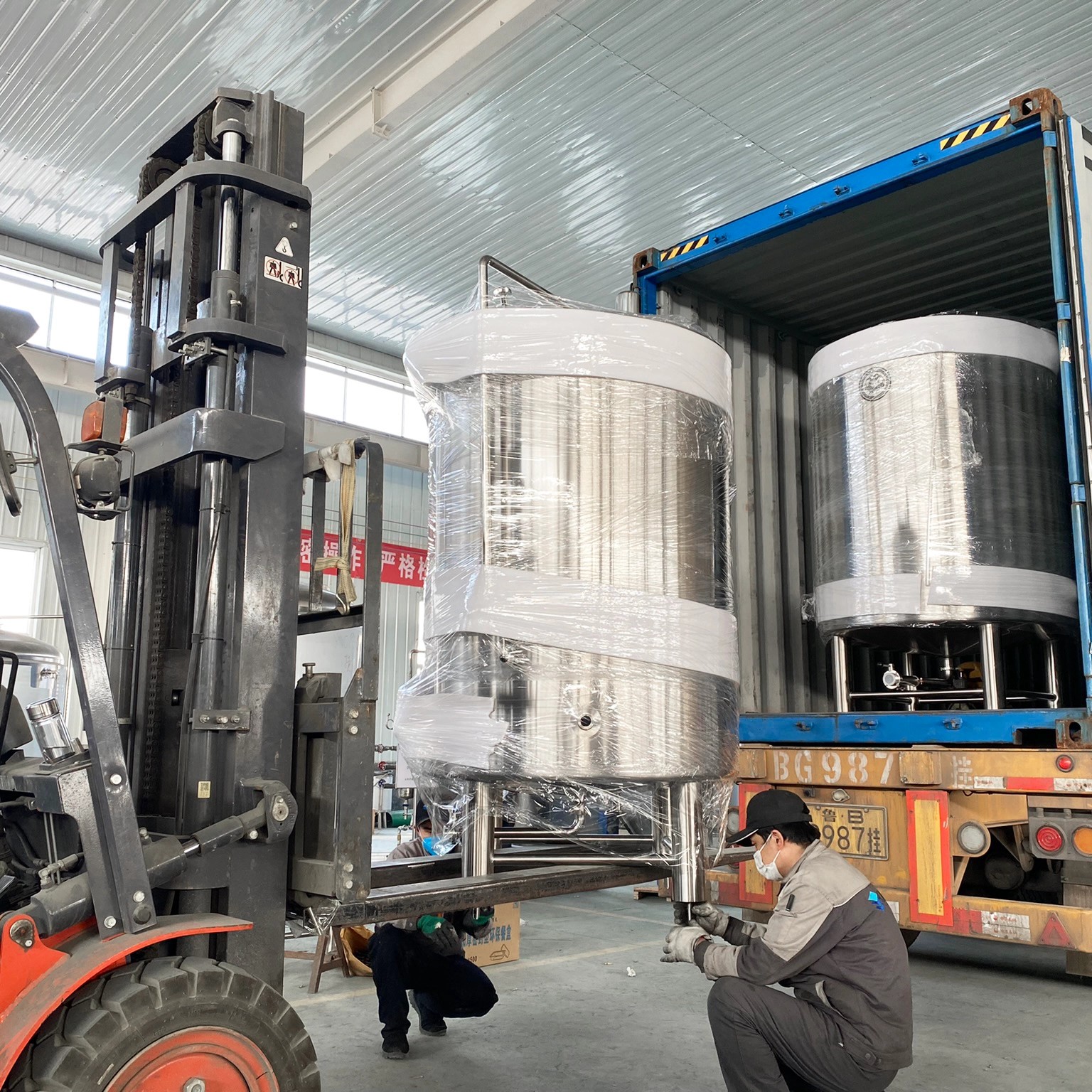 1500L Glycol Water Tank Cooling System Beer Brewing Equipment