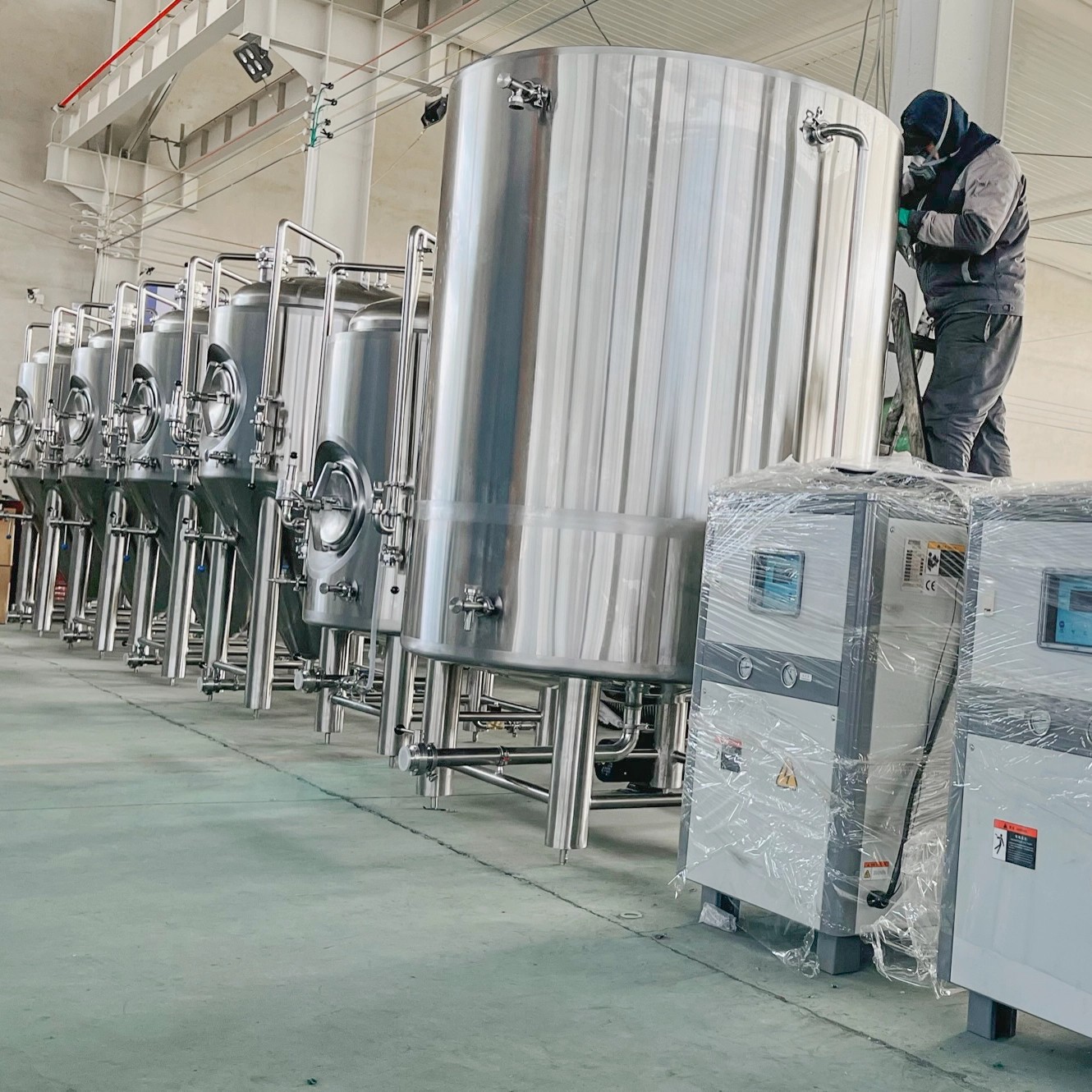 1500L Glycol Water Tank Cooling System Beer Brewing Equipment