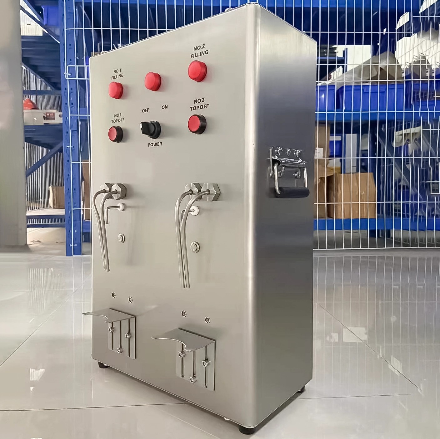 Double Heads Semi-Auto Can Filler