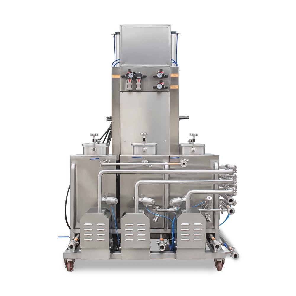 Double-head keg washers