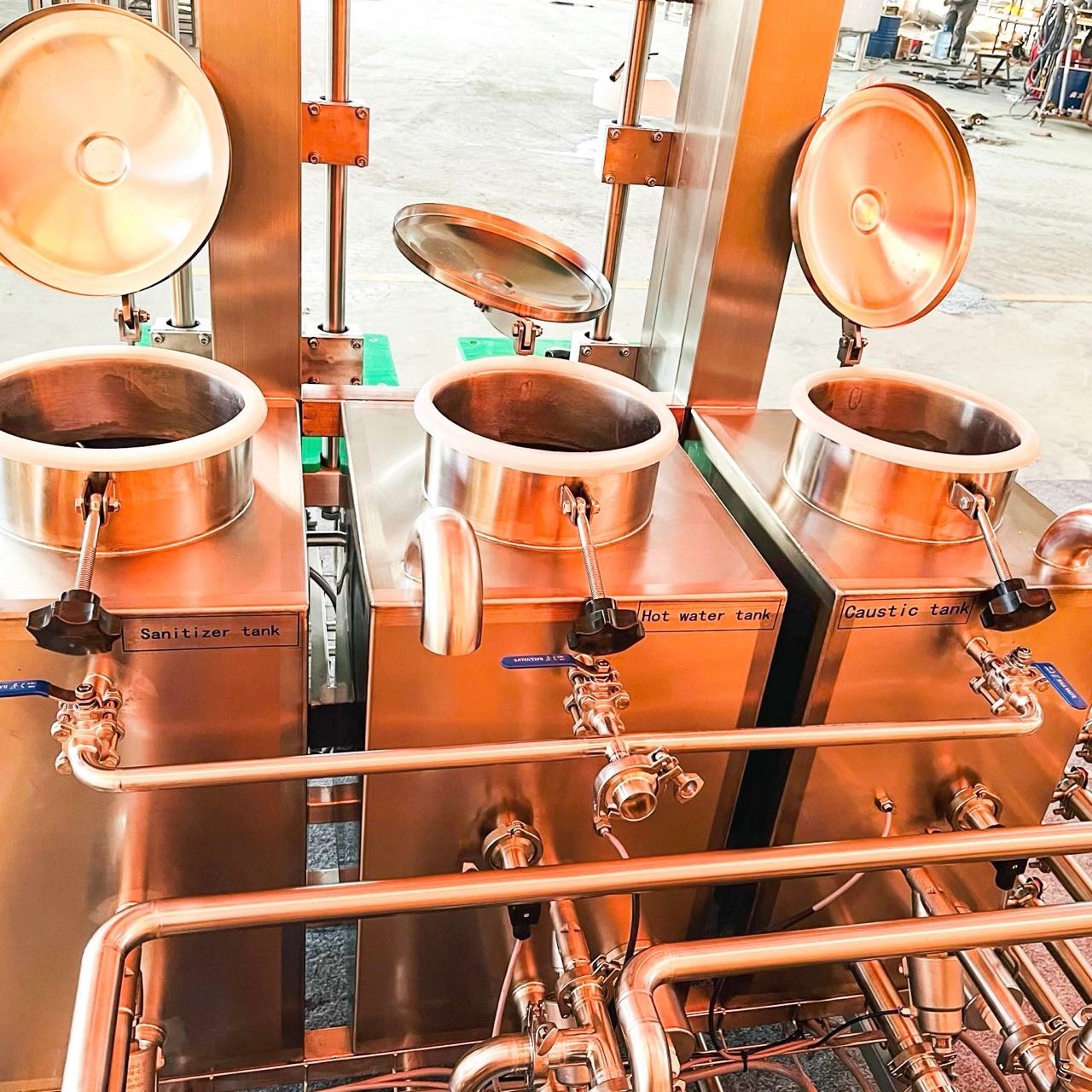 Double-head keg washers