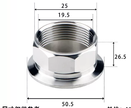CRSP4001 1.5'' TC to 1/2''bsp G1/2