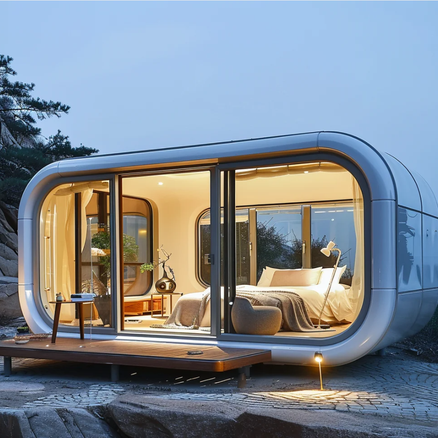 Eco-Friendly Portable Apple House