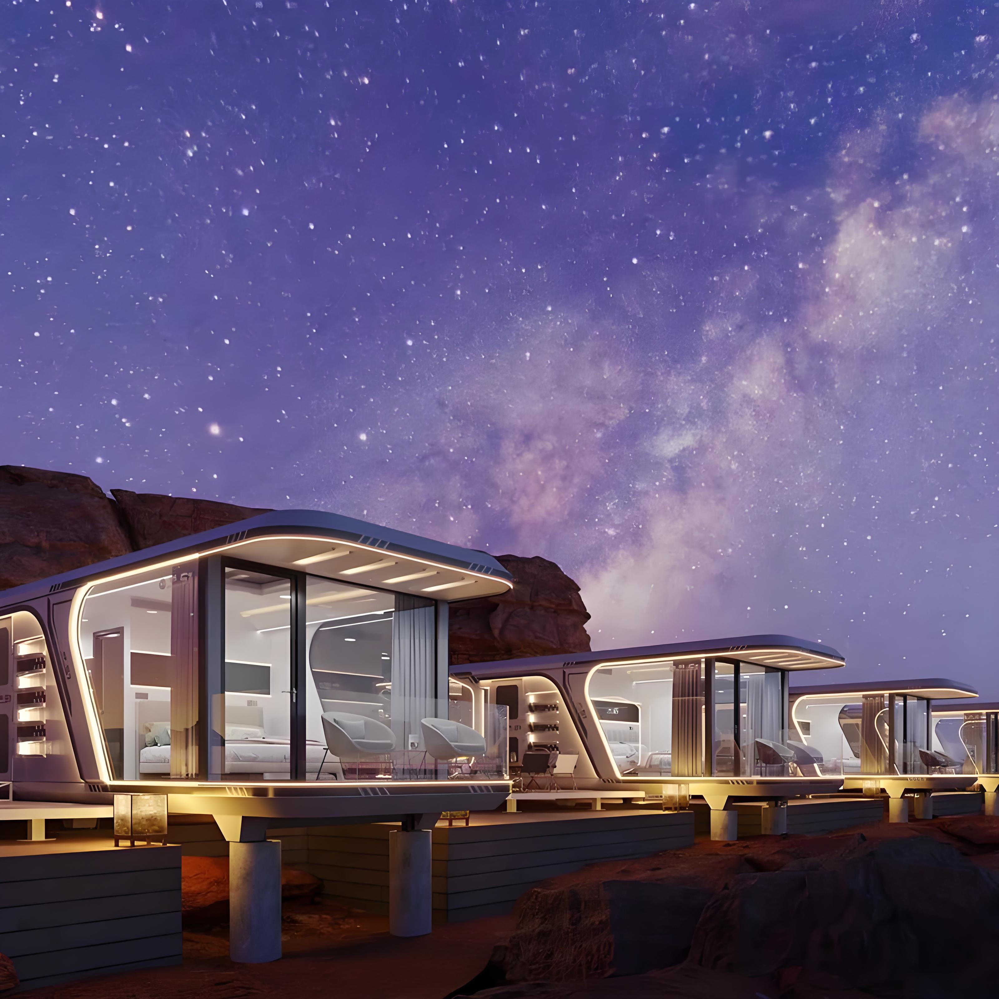 Space Experience' on Earth: China's first container space capsule theme hotel opened, immersive interstellar travel is popular