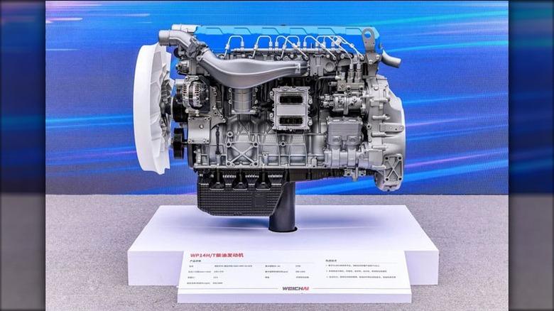 Ensemble moteur diesel WEICHAI WP14H pour camions lourds