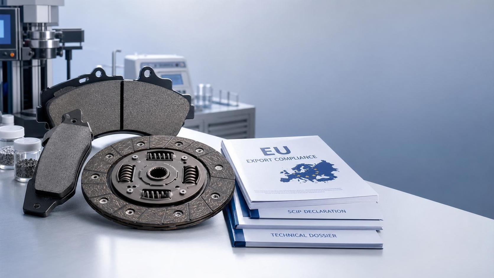 La mise à jour EU REACH SVHC déclenche une déclaration SCIP pour les pièces de friction au cobalt