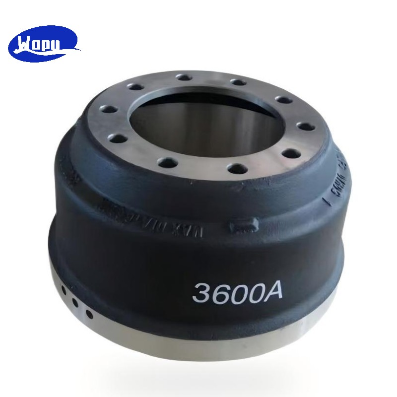 Tambour de frein 3600A pour pièces de rechange du système de freinage des poids lourds et semi-remorques