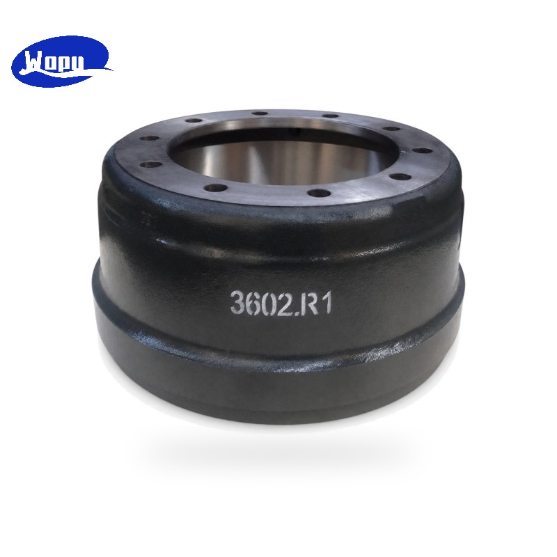 Tambour de frein 3602.R1 pour poids lourds et pièces de rechange du système de freinage de semi-remorque