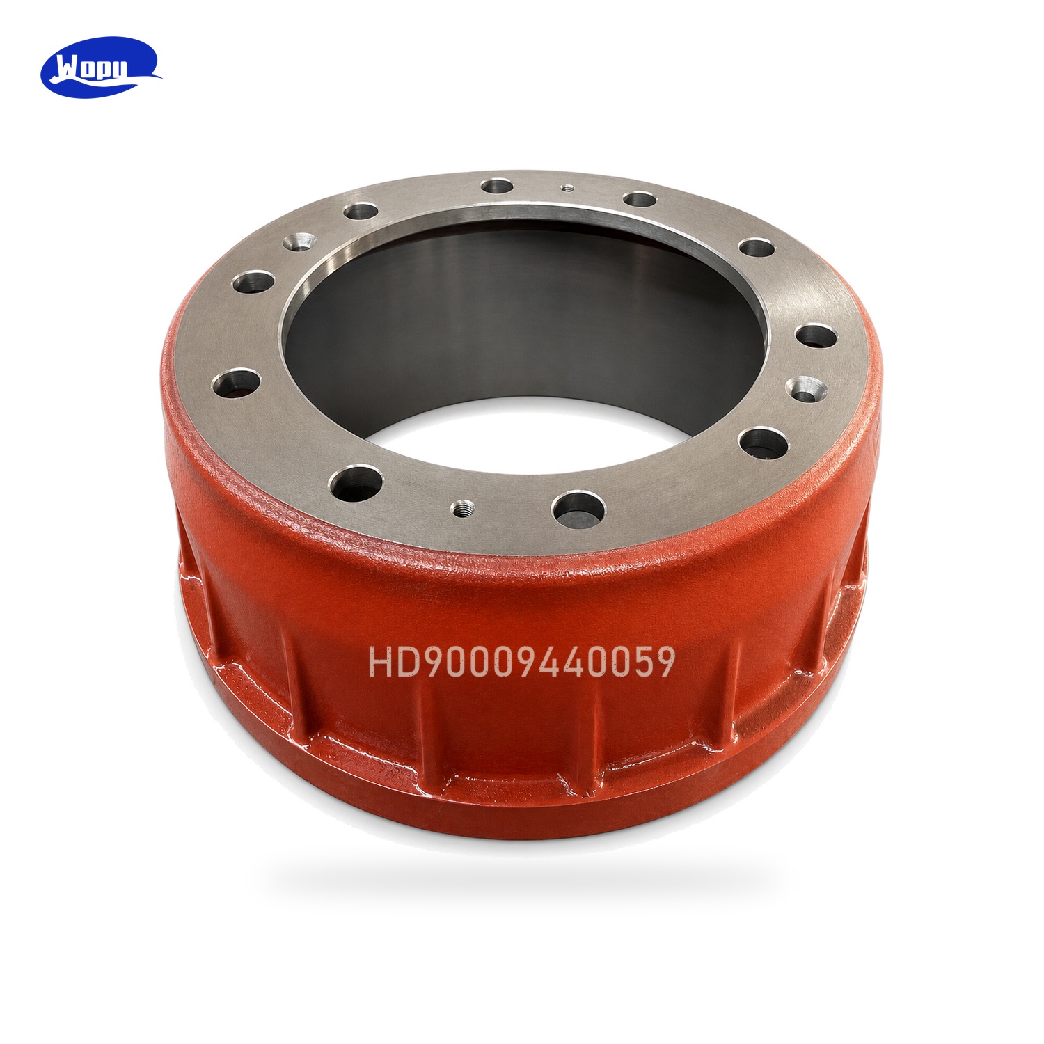 Tambour de frein HD90009440059 pour système de freinage de l’essieu arrière des poids lourds, pièces de rechange
