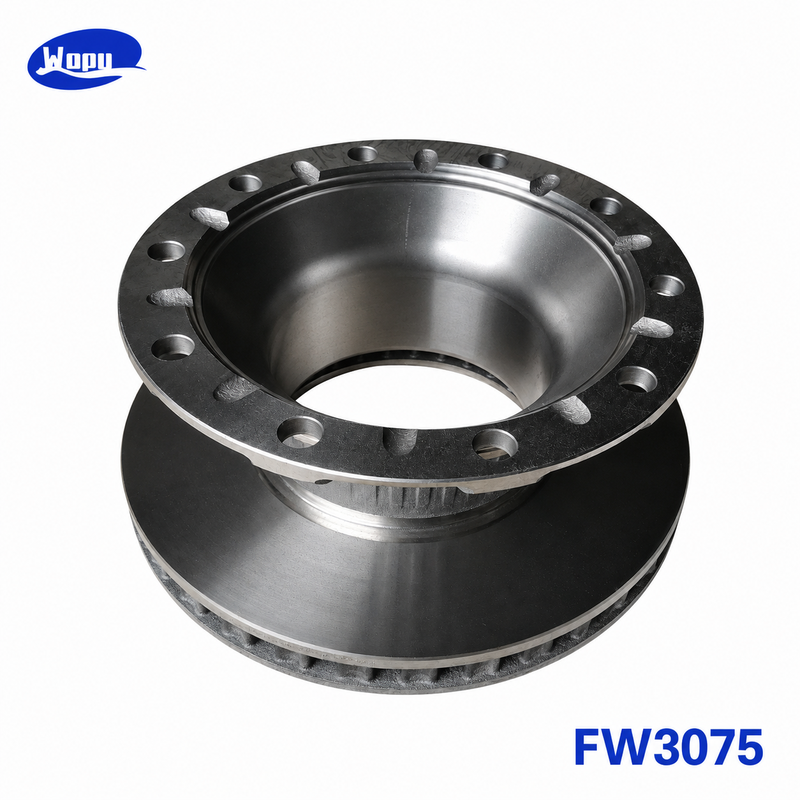 Disque de frein pour camion Mercedes-Benz FW3075, rotor de frein pour système de freinage à disque de poids lourd