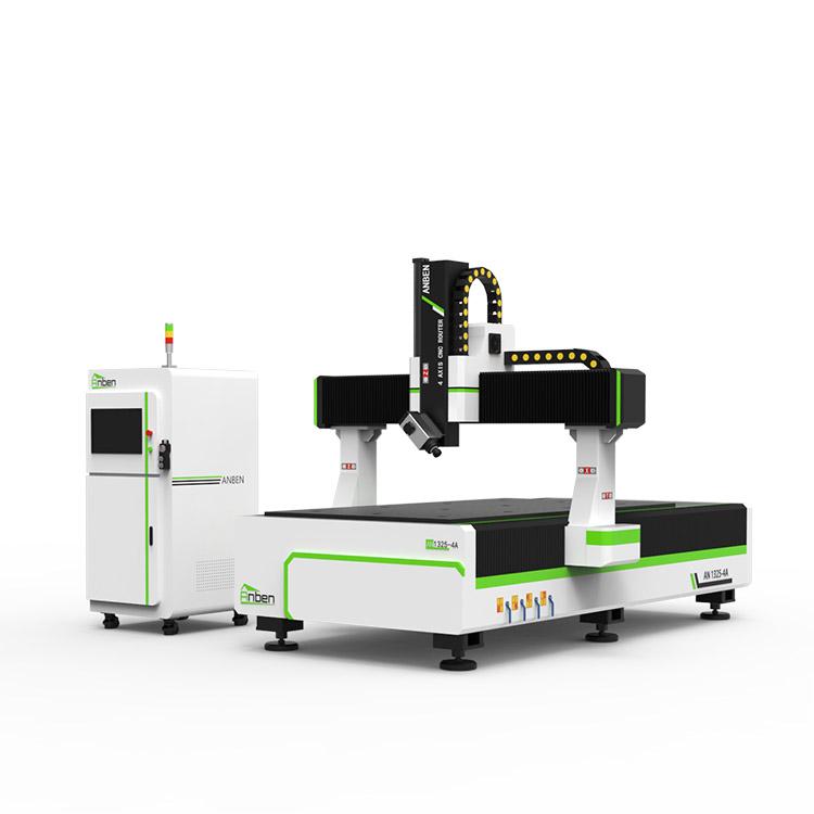 AN1325ATC 4 Axis Cnc Router Rotate head 180 degree
