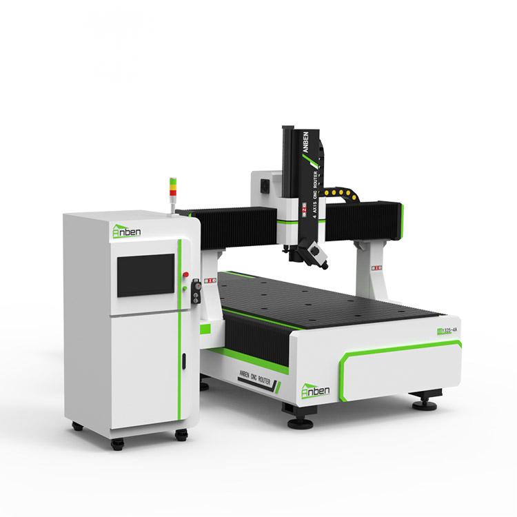 AN1325ATC 4 Axis Cnc Router Rotate head 180 degree