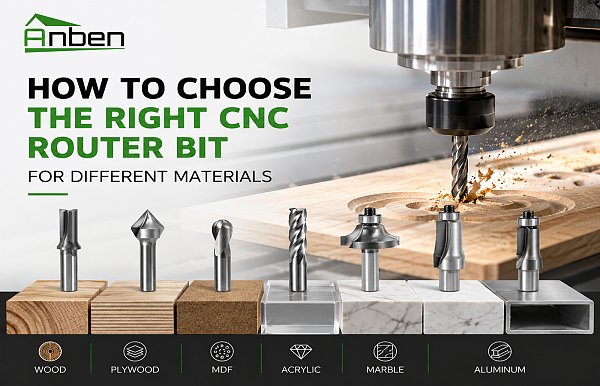 How to Choose the Right CNC Router Bit for Different Materials