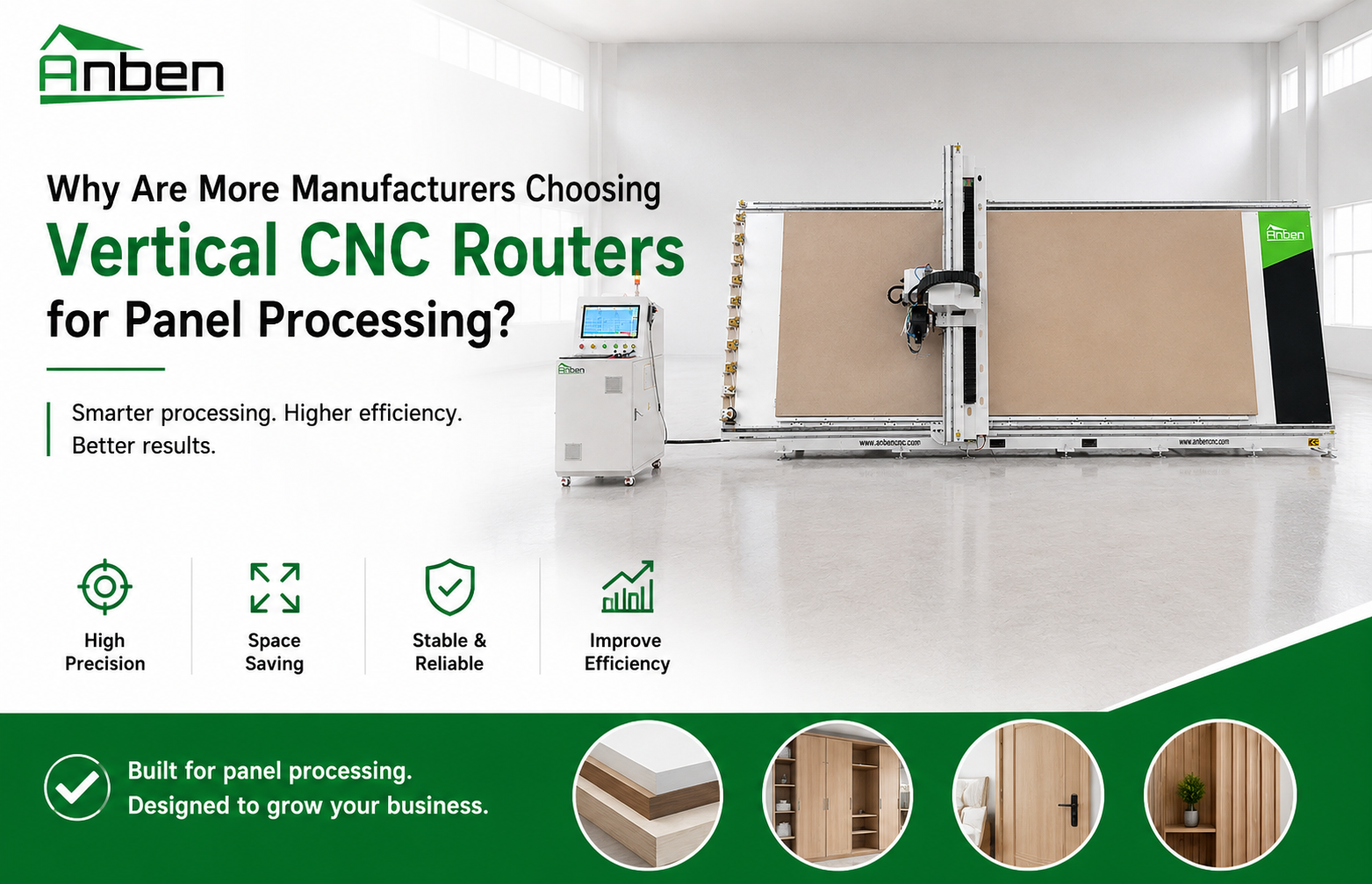 Why Are More Manufacturers Choosing Vertical CNC Routers for Panel Processing?