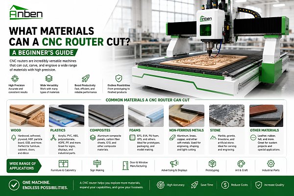 What Materials Can a CNC Router Cut? A Beginner's Guide