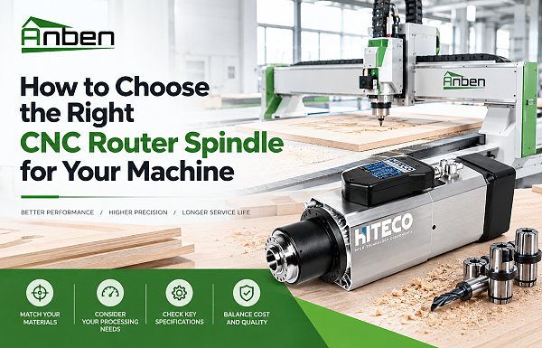 How to Choose the Right CNC Router Spindle for Your Machine