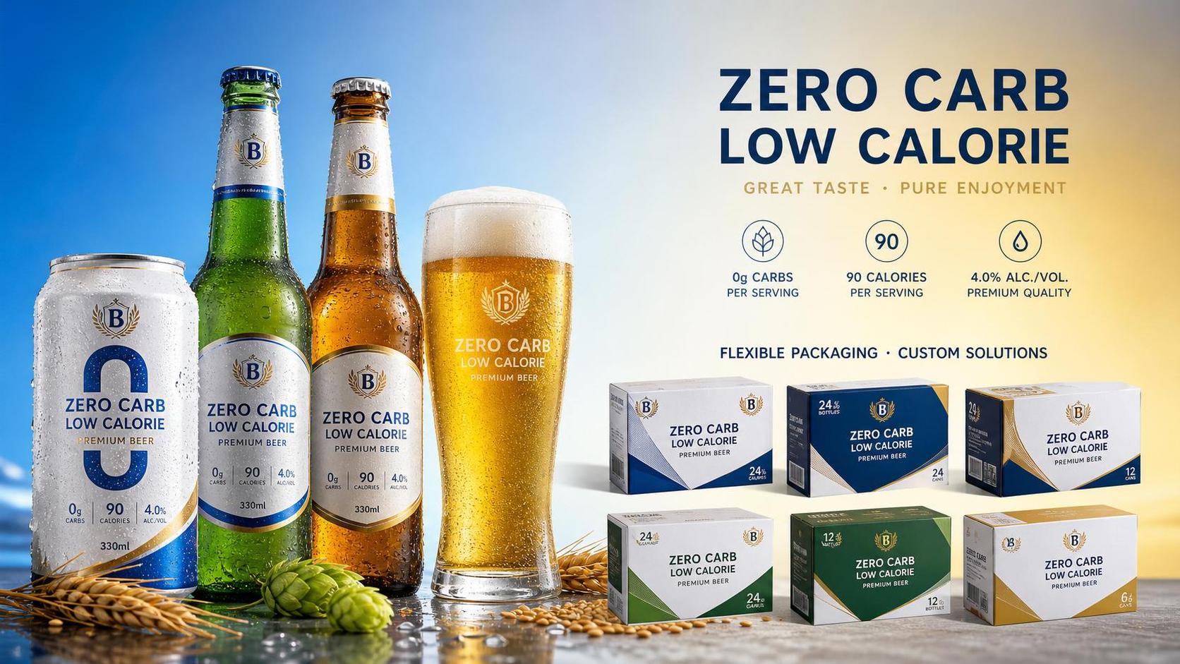 Cerveza sin carbohidratos baja en calorías: qué comprobar antes de elegir una línea de productos Cerveza sin carbohidratos baja en calorías: qué comprobar antes de elegir una línea de productos