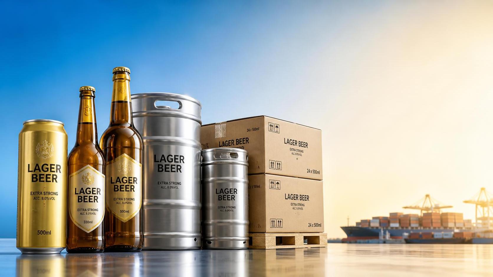 Cuándo un fabricante por contrato de cerveza lager de alta graduación se adapta a la estrategia de productos para la exportación