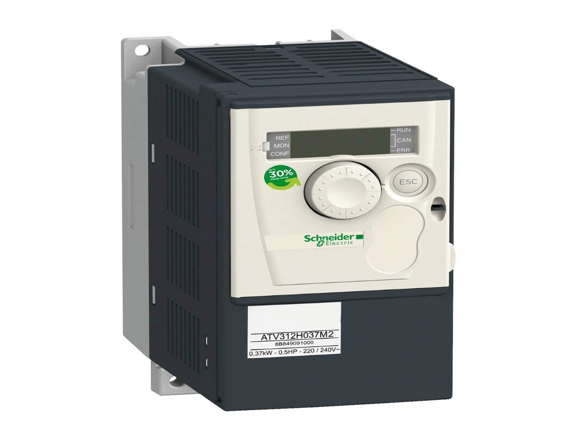 New Original Genuine Schneider Inverter ATV312H037M2 Altivar 312 VFD 0.37kW Single Phase Input Variable Speed Drive Frequency Converter