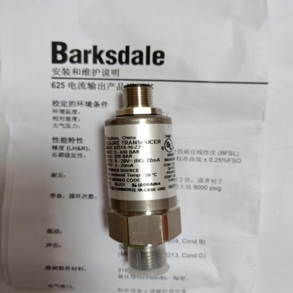 Barksdale BT5-T4-16BG-P9-C 0-160Bar Replace Obsolete 625T4-16-Z23 4-20mA M12 G1/4 New Original 1-year Warranty Barksdale BT5-T4-16BG-P9-C 0-160Bar Replace Obsolete 625T4-16-Z23 4-20mA M12 G1/4 New Original 1-year Warranty