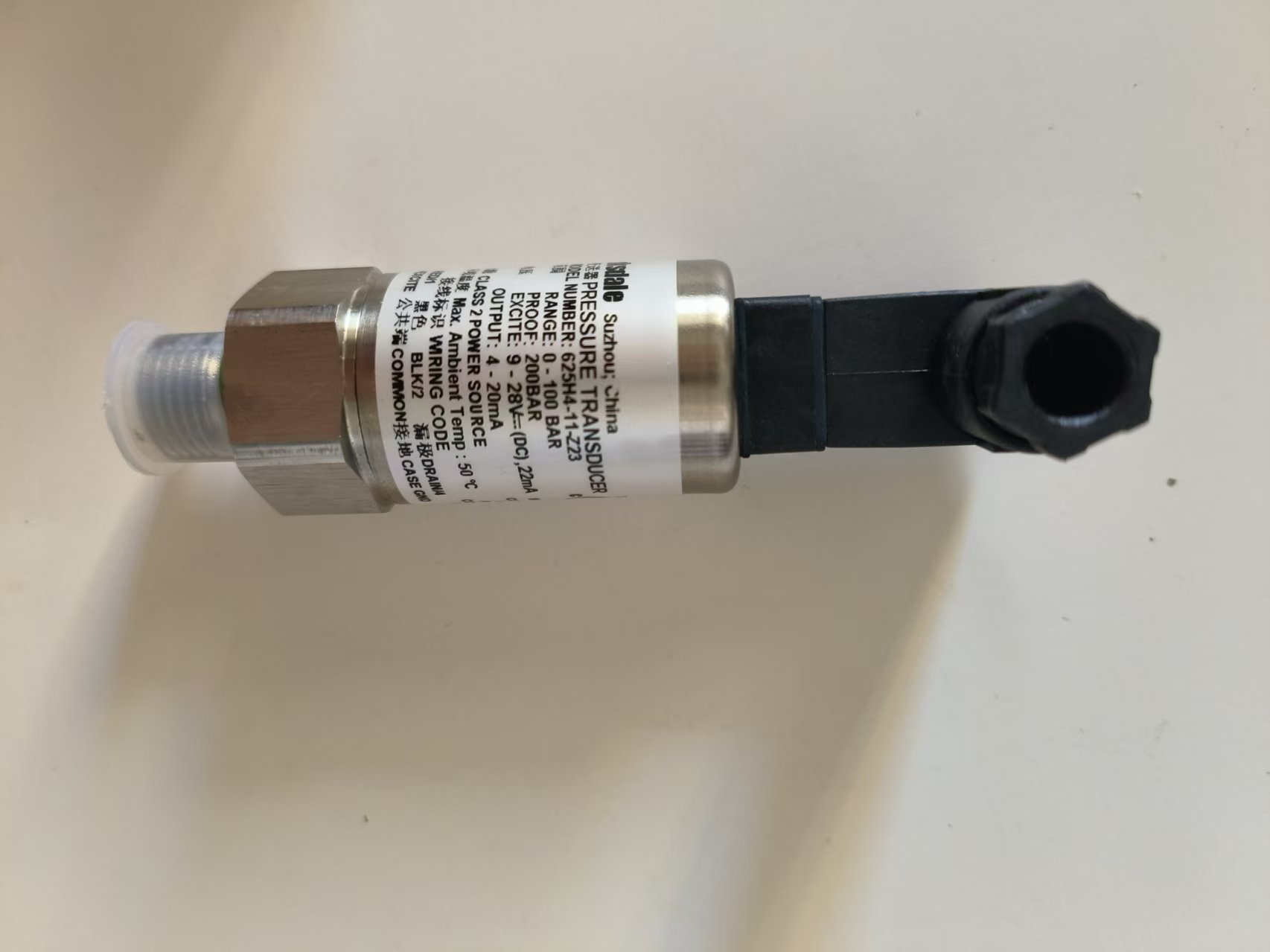 Barksdale Pressure Transmitter BT5-H4-11BG-P9-C Upgrade Discontinued 625H4-11-Z23 110Bar DIN G1/4 New Original 1-year Warranty Barksdale Pressure Transmitter BT5-H4-11BG-P9-C Upgrade Discontinued 625H4-11-Z23 110Bar DIN G1/4 New Original 1-year Warranty