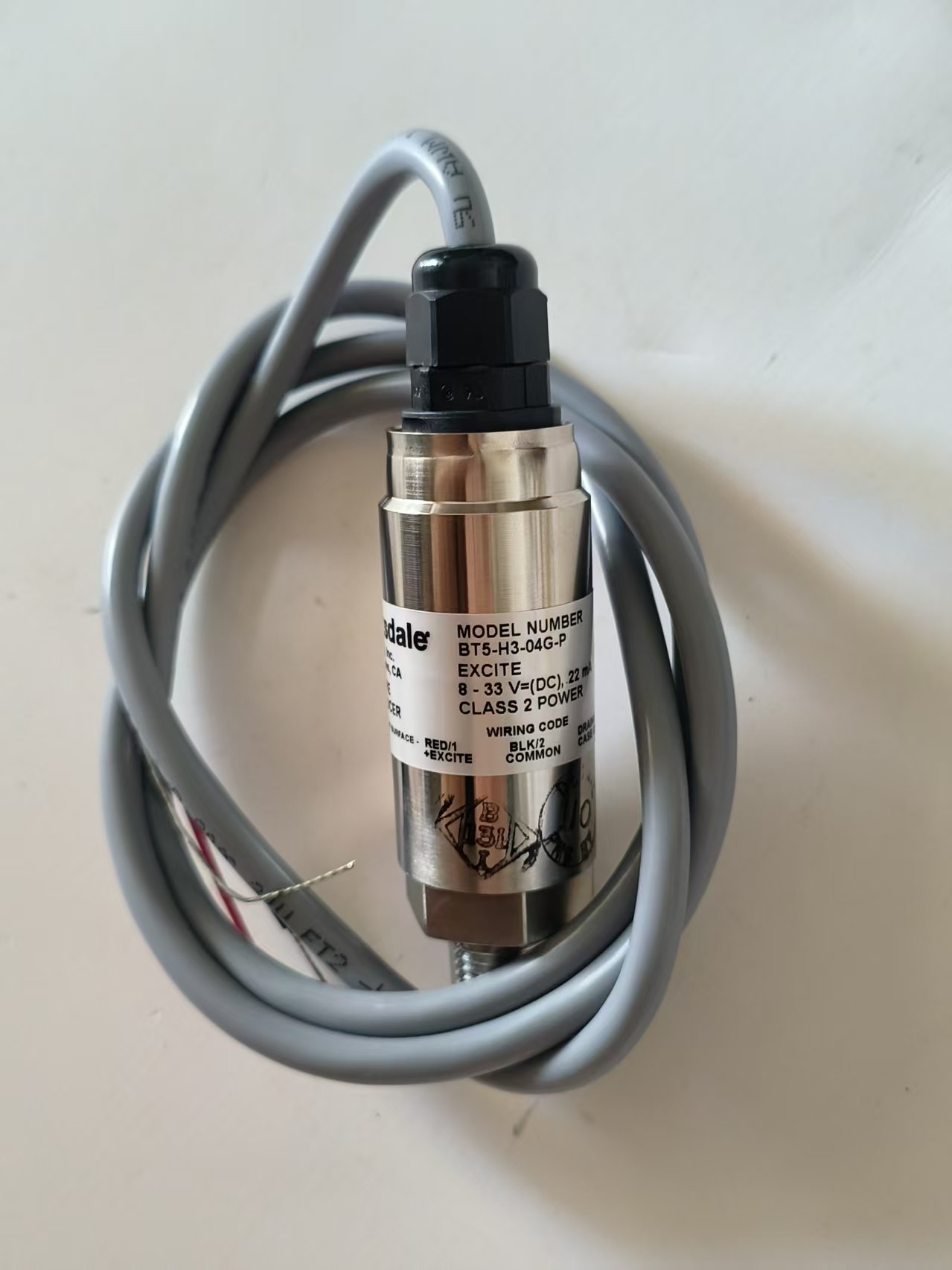 Barksdale 425H3‑04‑Q2 / BT5‑H3‑04G‑P Pressure Sensor 0‑400 psi New Original 1-year Warranty Barksdale 425H3‑04‑Q2 / BT5‑H3‑04G‑P Pressure Sensor 0‑400 psi New Original 1-year Warranty