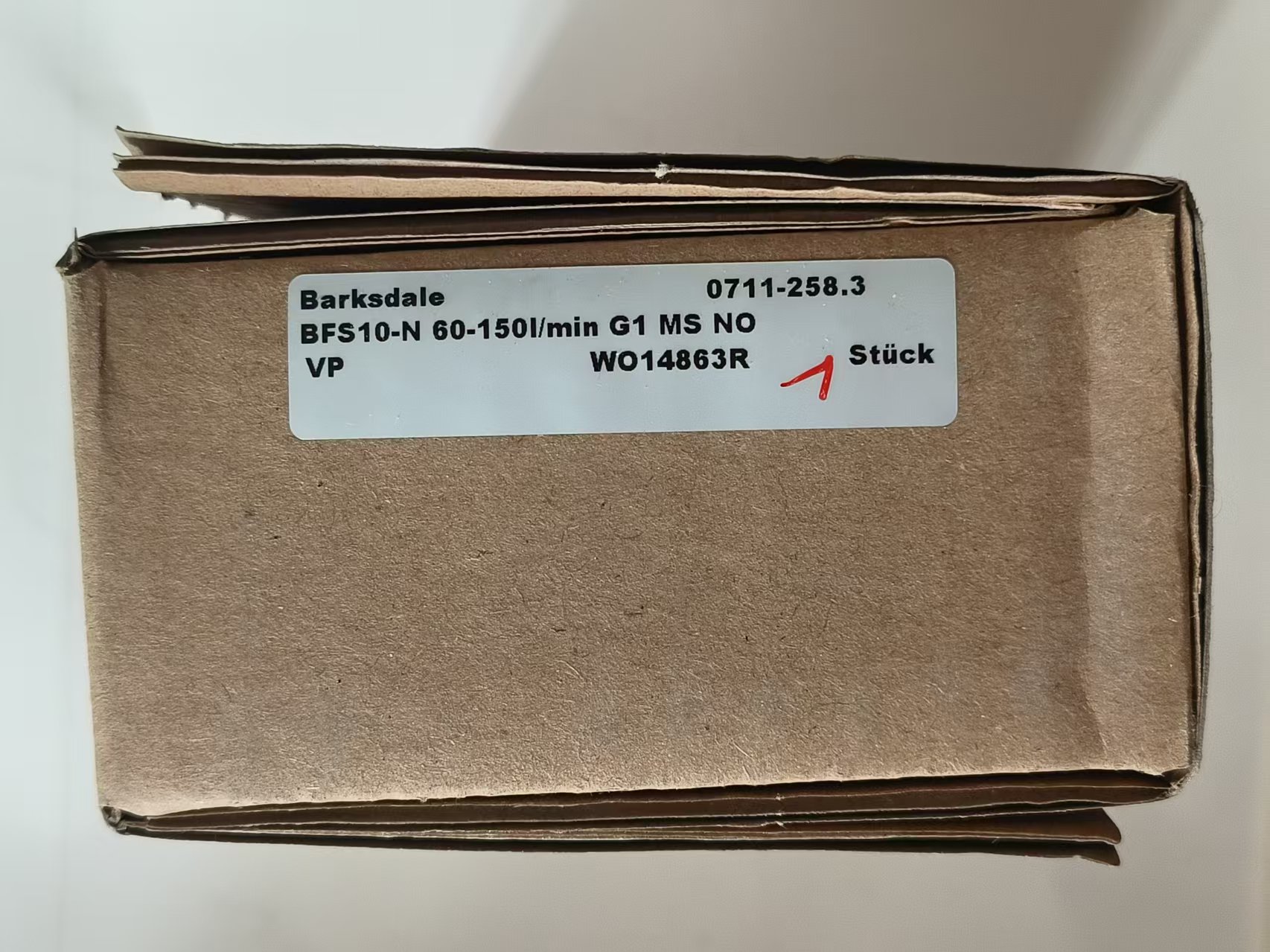 Barksdale 0711-258.3 Pressure Switch Adjustable New Original 1-year Warranty