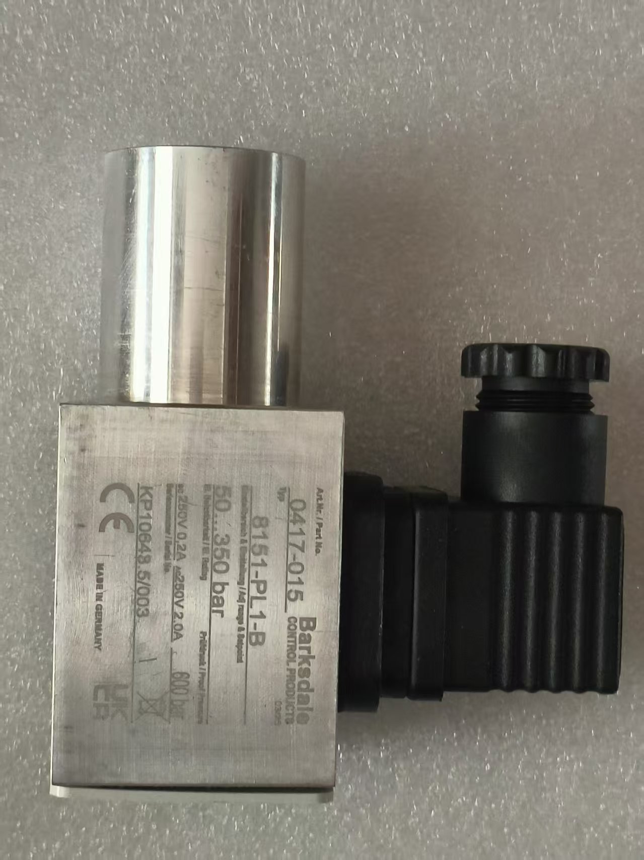 Barksdale 8151-PL1-B 0417-015 PL1 Heavy Duty Mini Pressure Switch New Original 1-year Warranty Barksdale 8151-PL1-B 0417-015 PL1 Heavy Duty Mini Pressure Switch New Original 1-year Warranty