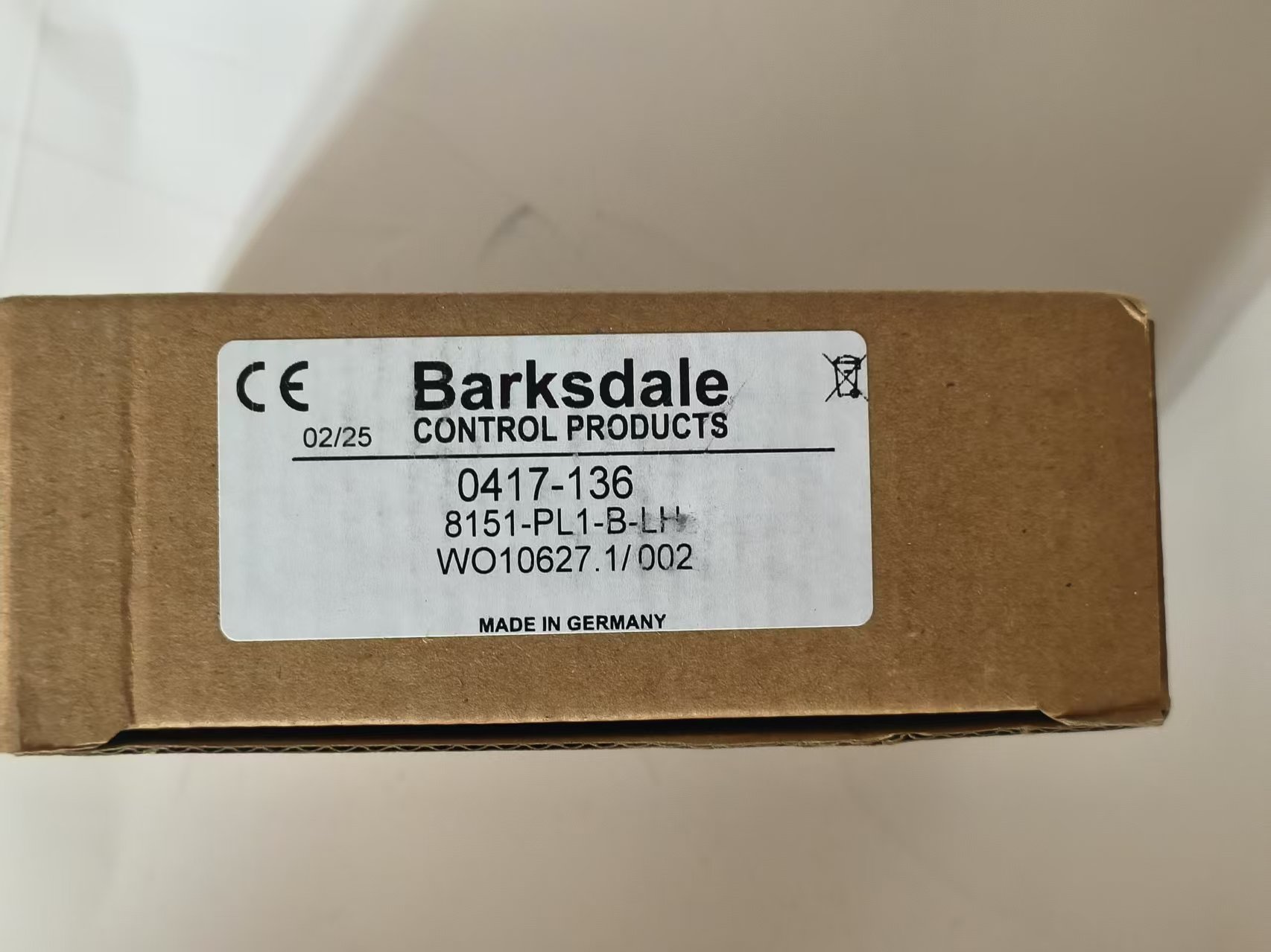 Barksdale 8151-PL1-B-LH 0417-136 PL1 Low Hysteresis Pressure Switch New Original 1-year Warranty