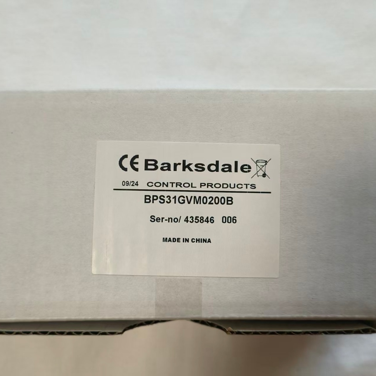 Barksdale BPS31GVM0200B BPS31 Industrial Pressure Switch New Original 1-year Warranty