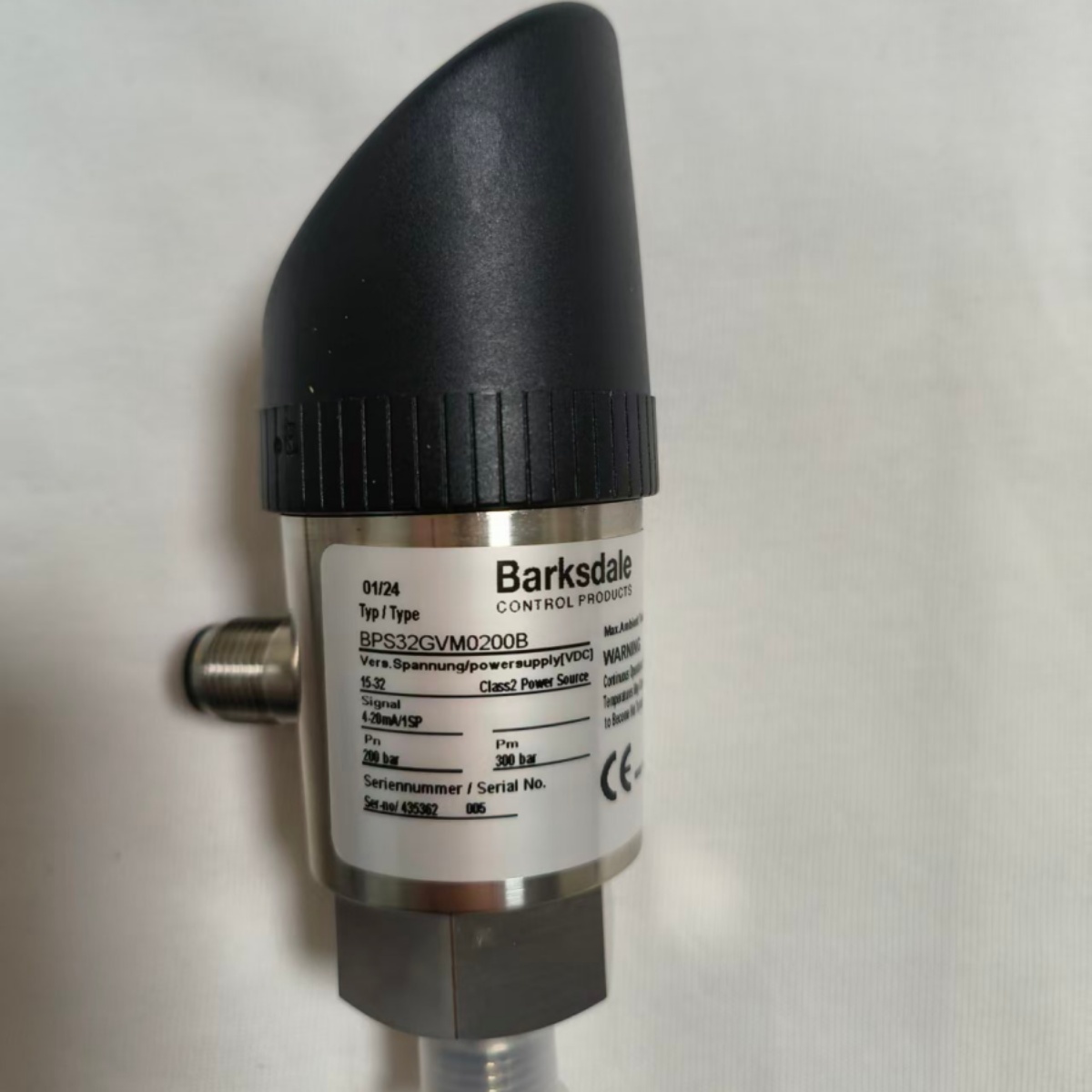 Barksdale BPS32GVM0200B BPS32 Medium Range Pressure Switch New Original 1-year Warranty Barksdale BPS32GVM0200B BPS32 Medium Range Pressure Switch New Original 1-year Warranty